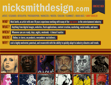 Tablet Screenshot of nicksmithdesign.com